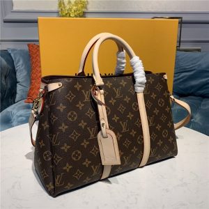 Louis Vuitton Soufflot MM Monogram Fake Canvas Bags