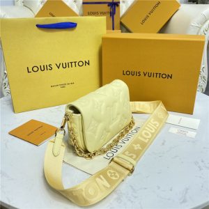 Louis Vuitton Wallet on Strap Bubblegram Banane