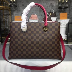 Louis Vuitton Riverside Damier Ebene canvas Lie de Vin