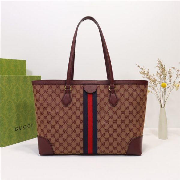 Gucci Ophidia Medium Tote With Web (Varied Colors)