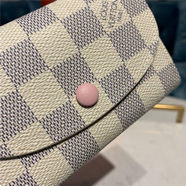 Louis Vuitton Rosalie Coin Purse Damier Azur Canvas