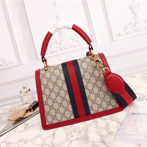 Gucci Queen Margaret GG Small Top Handle Bag GG Supreme Canvas (Varied Colors)