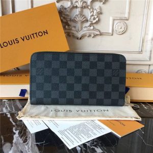 Louis Vuitton Zippy Organizer Damier Graphite Canvas