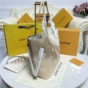 Louis Vuitton Neverfull MM Replica Sunset Khaki Tote