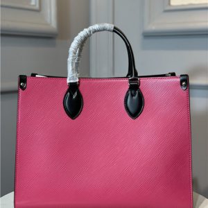 Louis Vuitton Onthego MM Epi Leather Pivoine