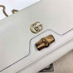 Gucci Diana Chain Wallet With Bamboo (Varied Colors)