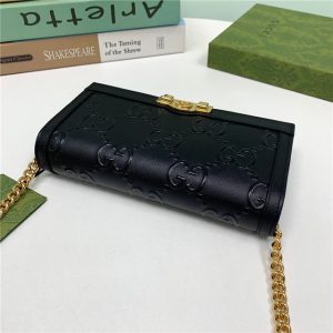 Gucci GG Wallet With Chain (Varied Colors)