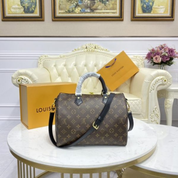 Louis Vuitton Speedy Bandouliere 30 Monogram Black M41112