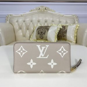 Louis Vuitton Zippy Wallet Empreinte Dove/Cream