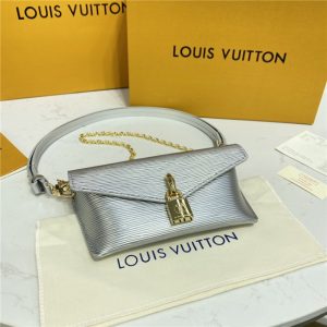 Louis Vuitton Padlock On Strap Epi Replica Leather Sliver