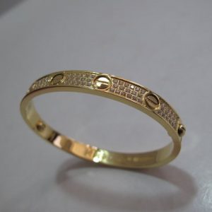 Cartier Love Bracelet Yellow Gold Full Diamonds