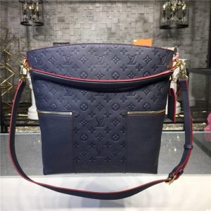 Louis Vuitton Melie Monogram Empreinte Marine Rouge