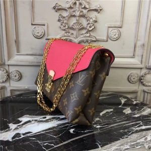 Louis Vuitton Pallas Chain Rose Litchi