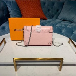 Louis Vuitton Trunk Chain Wallet Rose Ballerine
