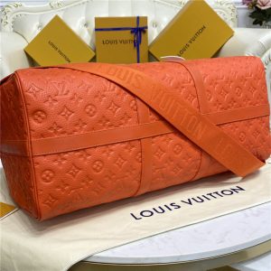 Louis Vuitton Keepall Bandouliere Replica 50 Orange