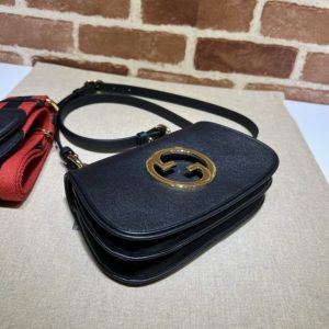 Gucci Blondie Mini Replica bag in Black Leather