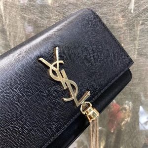 YSL Kate Small With Tassel in Grain De Poudre Embossed Leather (Varied Colors)