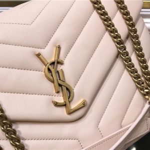 YSL Medium LOULOU Chain Bag “Y” Matelasse Leather (Varied Colors)