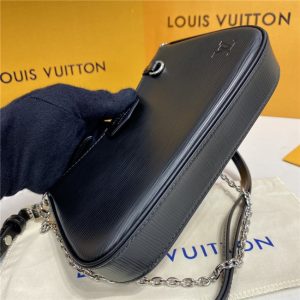Louis Vuitton Easy Pouch on Strap Replica Black