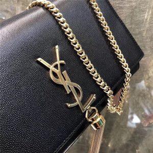 YSL Kate Medium With Tassel in Grain De Poudre Embossed Leather (Varied Colors)