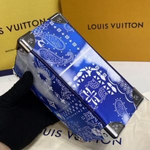 Louis Vuitton Mini Soft Trunk Bandana Blue