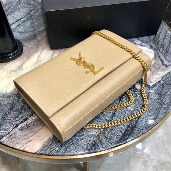 YSL Kate Medium in Grain De Poudre Embossed Leather (Varied Colors)