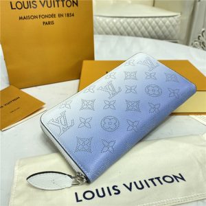 Louis Vuitton Zippy Wallet Mahina Blue