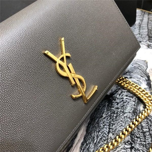 YSL Kate Medium in Grain De Poudre Embossed Leather (Varied Colors)