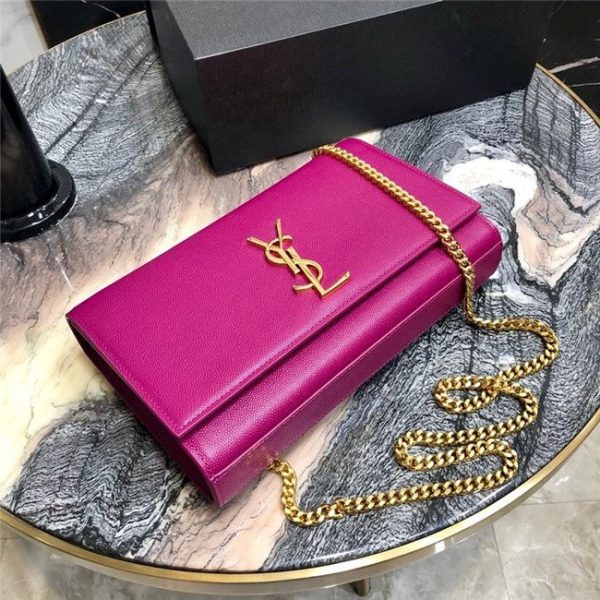 YSL Kate Medium in Grain De Poudre Embossed Leather (Varied Colors)