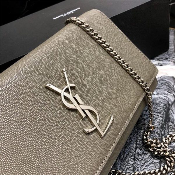 YSL Kate Medium in Grain De Poudre Embossed Leather (Varied Colors)