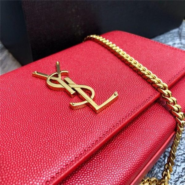YSL Kate Medium in Grain De Poudre Embossed Leather (Varied Colors)