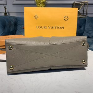 Louis Vuitton V Tote MM Monogram Empreinte Tourterelle Grey