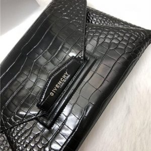 Givenchy Antigona Envelope Clutch Crocodile Embossed (Varied Colors)