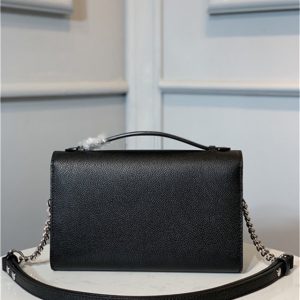 Louis Vuitton Lockme Clutch Black