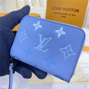 Louis Vuitton Zippy Coin Purse Summer Blue