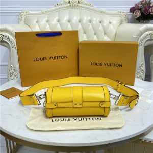 Louis Vuitton Papillon Trunk Epi Leather Yellow