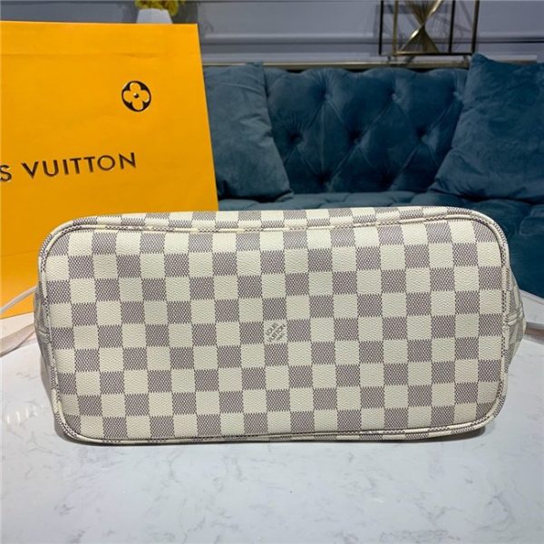 Louis Vuitton Damier Azur Replica Neverfull MM Beige