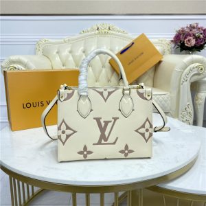 Louis Vuitton Onthego PM Cream