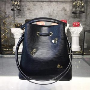 Louis Vuitton NeoNoe Epi leather Love Lock Noir