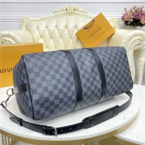 Louis Vuitton Keepall Bandouliere 45 Damier Graphite Canvas