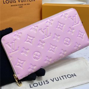 Louis Vuitton Zippy Replica Wallet Pink