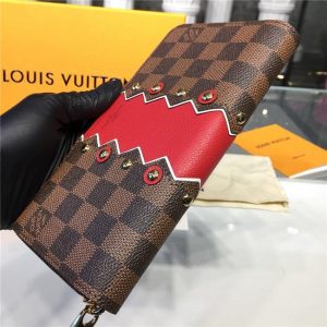 Louis Vuitton Zippy Wallet Damier Ebene Canvas