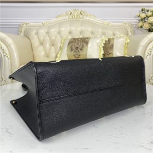 Louis Vuitton OnTheGo MM Monogram Empreinte Leather Black Replica