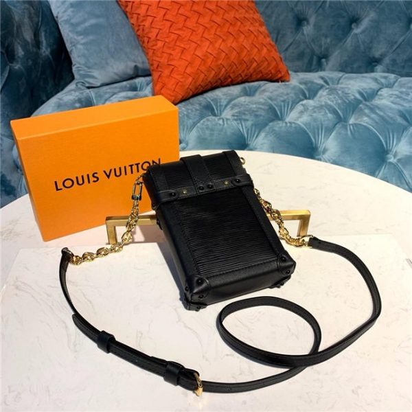 Louis Vuitton Pochette Trunk Verticale Epi Leather Noir