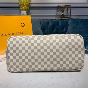 Louis Vuitton Damier Replica Azur Canvas Neverfull Bag GM Beige