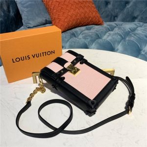 Louis Vuitton Pochette Trunk Verticale Epi Leather Rose Ballerine