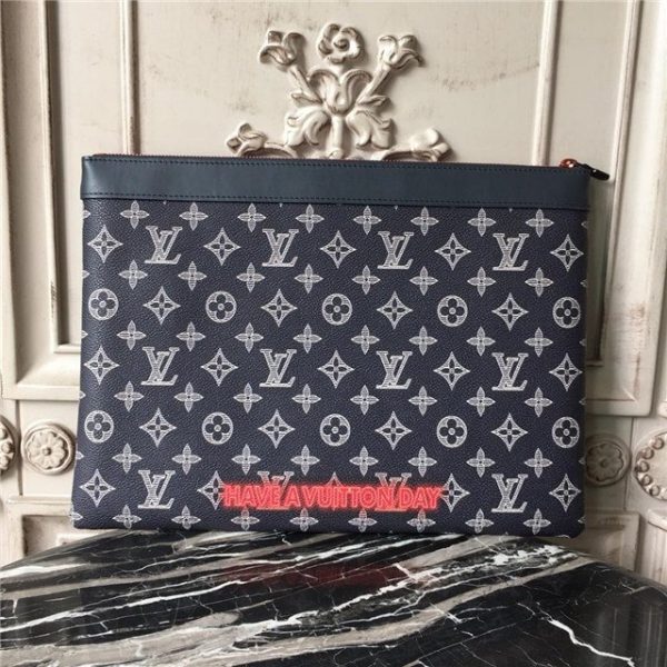 Louis Vuitton Discovery Pochette Monogram Upside Down Canvas