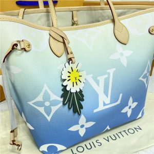 Louis Vuitton Neverfull MM Blue Replica