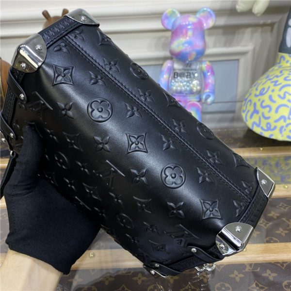 Louis Vuitton Side Trunk Black Leather