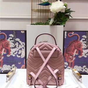 Gucci GG Marmont Quilted Leather Replica Backpack (Varied Colors)